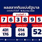 ตรวจหวยวันที่16/6/64